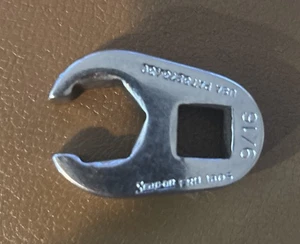 Snap-on FRH180S 9/16" 6Pt 3/8" Drive Chrome Flare Nut End Crowsfoot Socket - USA - Bild 1 von 2