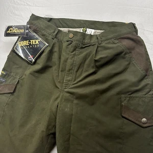 Pantalones Laksen GoreTex Pantalones de Caza para Hombres 33x32 Verde Du Pont Teflón Impermeable - Imagen 1 de 15