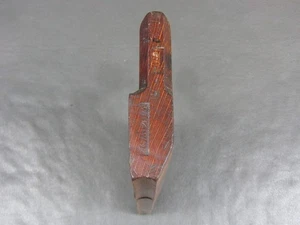 18th Century wooden moulding plane hollow no 7 vintage old tool by Harris - Picture 1 of 8