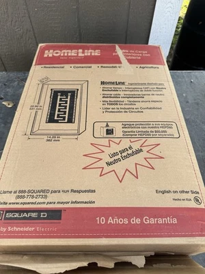 Interruptor principal Square D Schneider Electric HOM1224M100PC - gris Foto 1 de 4