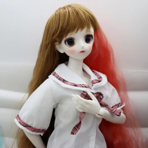 FULL SET 1/3 BJD Doll Girl Resin Ball Jointed Eyes Makeup Wigs Dresses DIY GIFT - Picture 1 of 11