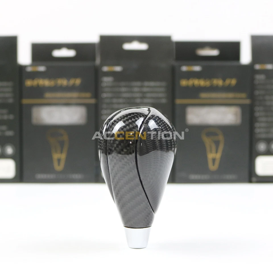 Perilla de cambio de marchas de fibra de carbono real para Lexus ES300h ES350 GS300 GS350 GS430 Foto 1 de 4