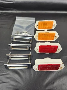 1968 1969 Chevrolet Chevelle Camaro Malibu Side/Front Marker Lights - set of 4 - Picture 1 of 12