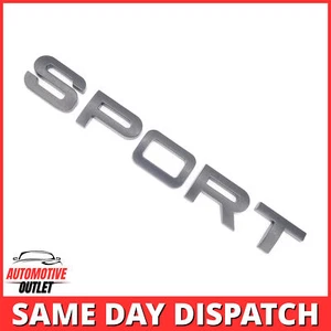 SPORTSCHRIFTZUG HINTEN STIEFELDECKEL KOFFERRAUMABZEICHEN EMBLEM FÜR RANGE ROVER, MATT SCHWARZ - Bild 1 von 3