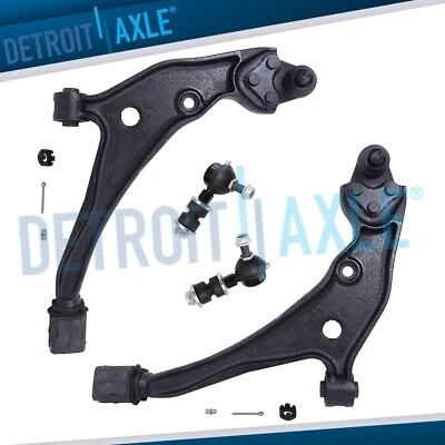 Front Lower Control Arm w/Ball Joint Sway Bar Links for 1999-2002 Nissan Quest - Image 1 of 4