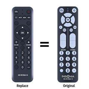 NS-RC5NA-14 Remote Control For Insignia Digital Analog TV Converter Box NS-DXA2 - Picture 1 of 8
