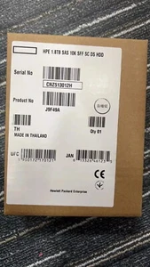 NEW HPE J9F49A 787649-001 MSA 1.8TB 2.5" SAS 10K 12G SFF BC HDD Hard Drive - Picture 1 of 6
