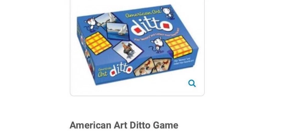 Art Ditto Memory Game - Image 1 of 1