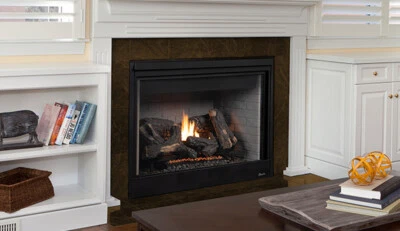 Superior DRT4040 Direct Vent Gas Fireplace w/ Electric Ignition & Black Interior - Image 1 of 4