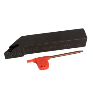 93° SVJBR1212H11 (12*100mm) External Turning Tool Holder for VBMT1103 inserts - Foto 1 di 4
