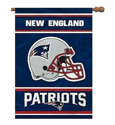 Fremont Die NFL New England Patriots 2-Sided 28-by-40-Inch House Banner - Image 1 of 1