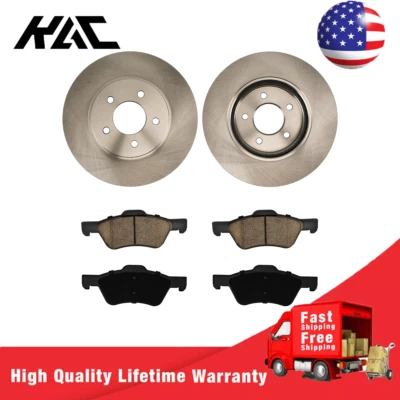Front Disc Brake Rotors & Pads Kit For Ford Escape Mazda Tribute 2005-2012 - Image 1 of 4
