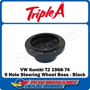 Steering Wheel Adaptor Boss VW Transporter Kombi T2 Type 2 1968-74 Black - Picture 1 of 3