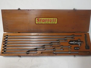Starrett model 124-B, 2"- 12" Inside Micrometer Set - Y115 - Picture 1 of 10