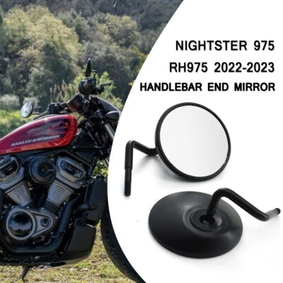 Для Harley Nightster 975 RH975 Special 2022-2024 зеркало заднего вида ручка торцевая штанга - Изображение 1 из 4