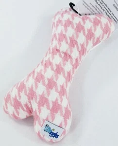 Houndstooth Bone squeaker dog toy toys puppy puppies Free Shipping B50 - Picture 1 of 1