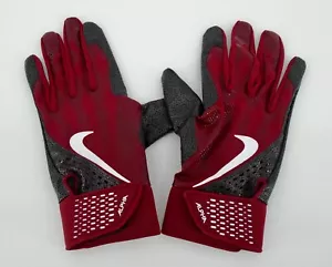 Nike Alpha Batting Gloves Men's Large Team Maroon/Black/White - Picture 1 of 4