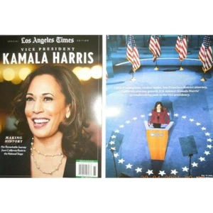 KAMALA HARRIS los angeles times VICE PRESIDENT making history REMARKABLE JOURNEY - Picture 1 of 12