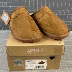 Apres by LaMO Men's Classic Scuff Slippers Sz. M (8.5-9) Chestnut New NIB - Picture 1 of 11