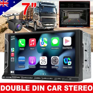 Double Din Car Stereo 7inch Head Unit Screen Touch Kit For Android/Apple CarPlay - Picture 1 of 12