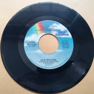 45 RPM Record  DON WILLIAMS  That's The Thing About Love / I'm still looking for - Bild 1 von 3
