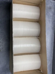 200 Round Clamshell Single CD DVD Cases Clear About 1/8th Inch Thick - Picture 1 of 5