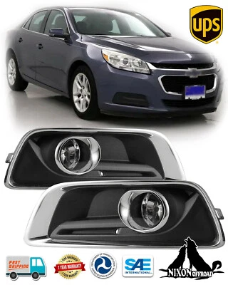 Luces antiniebla para Chevrolet Malibu 2013 2014 2015 luces de parachoques con kit de interruptor de cableado Foto 1 de 4