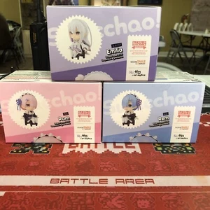 Modellino Nendoroid Swacchao Re Zero Starting Life Rem Ram Emilia BUON SORRISO - Foto 1 di 3