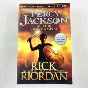 Percy Jackson and the Last Olympian (Book 5) by Rick Riordan Paperback Book VGC - Picture 1 of 10
