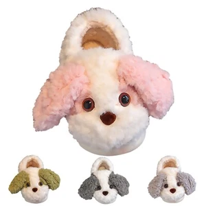 Children Kids Cartoon Silppers Winter Indoor Non Slip Warm Shoes Little/big Kids - Picture 1 of 22
