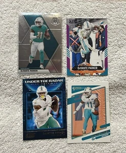 Panini Lot of 4 DeVante Parker Miami Dolphins Football Cards (Z1) - Picture 1 of 2