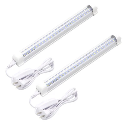 1FT Led Tube Light, 6000k Cool White, 9W Utility Shop Light W/ Power Cord 2-Pack - Image 1 of 4