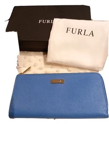 Cartera Furla 100% Auténtica Damas Cremallera Larga Todavía en Excelente Estado con Caja - Imagen 1 de 6
