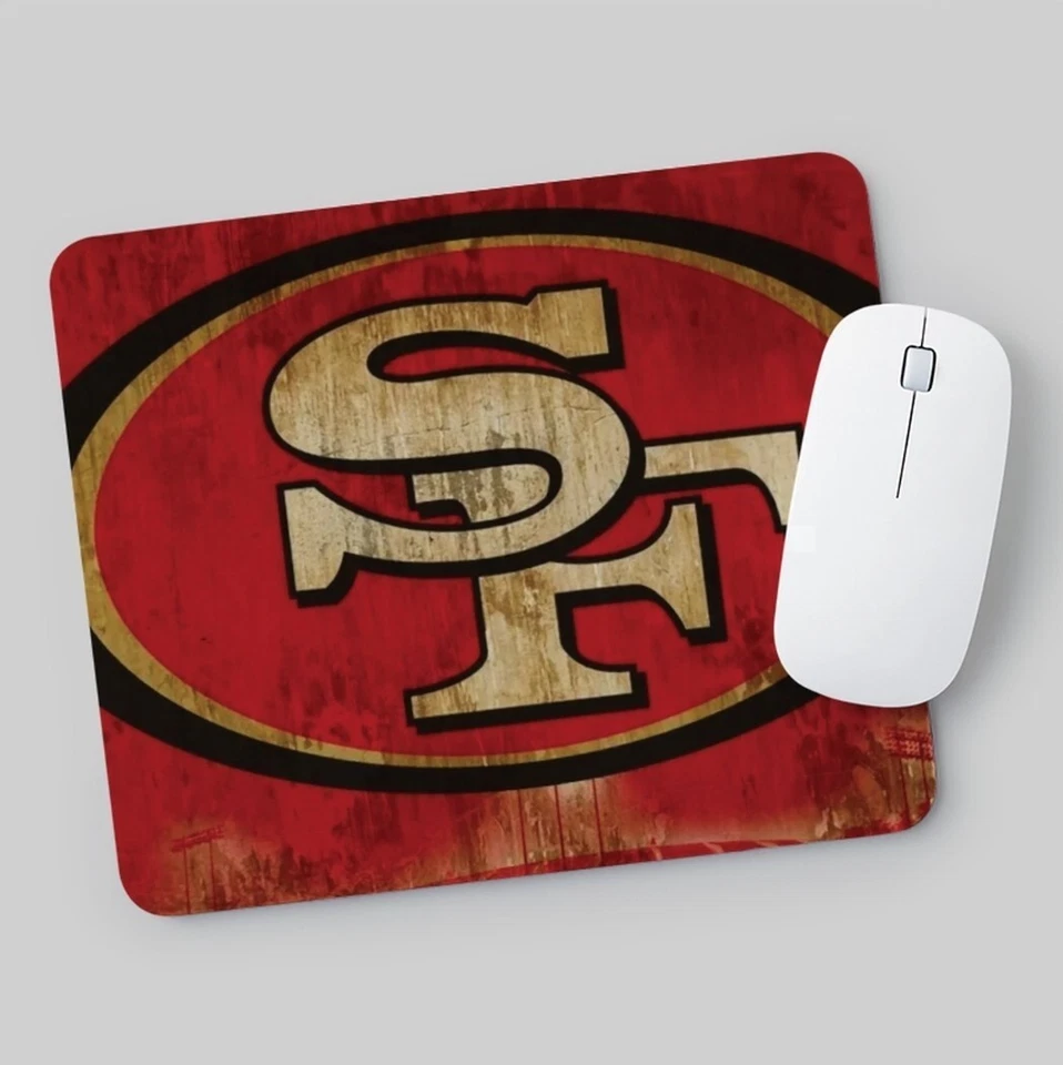 Alfombrilla de ratón "roja y resistente" de los 49ers de San Francisco Foto 1 de 1