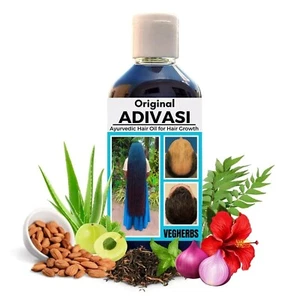 Original Adivasi Herbal Hair Growth Oil | Controls Hairfall, 100ml - Picture 1 of 3