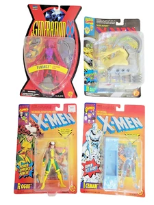 Lote 4 figuras de acción X-Men pícaro, hombre de hielo, mojo, penitencia ToyBiz Nuevo de Lote Antiguo - Imagen 1 de 10