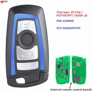 for BMW 5 7 Series F Chassis FEM/ BDC New 434MHz Smart Remote Key Fob YGOHUF5767 - Picture 1 of 1