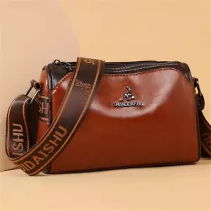Soft Leather Luxury Designer Shoulder Bags Women Crossbody Vintage Messenger Sac - Picture 1 of 28