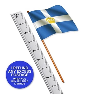 Greece / Greek WW2 Flag (Quality Vinyl) 1:32 Scale Britains Deetail Style - Picture 1 of 3