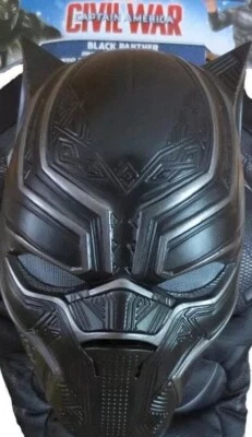 Black Panther Wakanda Forever Child Costume Mask Marvel Disney Brand New  - Image 1 of 2