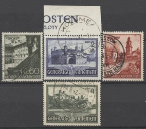 No: 129777 - GENERALGOUVERNEMENT (GERMANY) - LOT OF 4 OLD STAMPS - USED!! - Picture 1 of 1