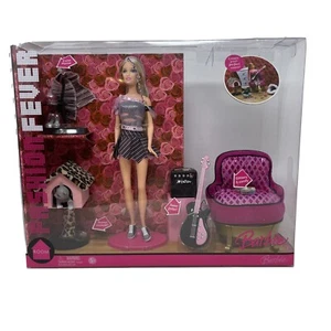 Barbie Fashion Fever Room Furniture Chair Glittery Cat Guitar Purse Style Space - Picture 1 of 12