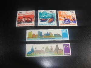SINGAPORE 1971 Sc#133-37 Tourist Publicity Set MNH XF - Picture 1 of 1