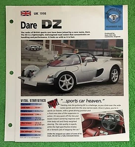 1998 Dare DZ Sports Car by Walklett of Ginetta 4 Cyl 1988cc IMP & FREE GIFT! - Picture 1 of 6