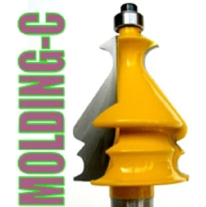 1 PZ Base 1/2" SH Stampaggio Architettonico C Router Bit S - Foto 1 di 12