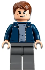 LEGO Jurassic World Dominion Security Guard Brown Hair Minifigure Brand NEW - Picture 1 of 1