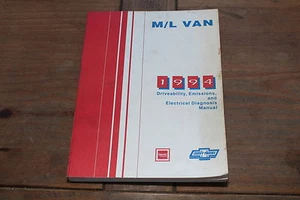 M/L Passenger Van 1994 Chevy GMC Shop Manual Driveability Emissions Electrical - Picture 1 of 6