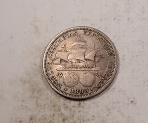 1893 Commemorative Half Dollar * 90% Silver * XH273 - Picture 1 of 2