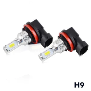 2x H9 LED Motorcycle ATV UTV Headlight Bulbs 100W CSP Lamp 3000LM 12V Kit - Picture 1 of 7