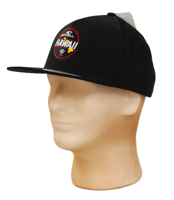O'Neill Para Hombre Talla Única Hawaii Negro Snapback Sombrero Ajustable Auténtico Yupoong Foto 1 de 4